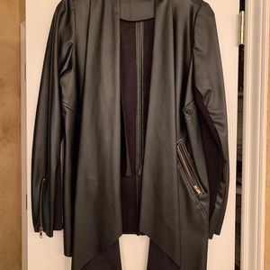 Leather like jacket